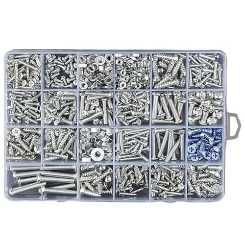 Multifunktionsschraube Set Resistant Schrauben Mehrerer Größe Überqueren Rundem Hexagon Schraube Für & Industrielle Anwendung Werkzeug Teilschrauben von TENYELE