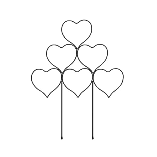 Rankgitter für Kletterpflanzen, Topfpfähle, Metallständer für Blumen und Gemüse, Pflanzenrahmen von TENYELE