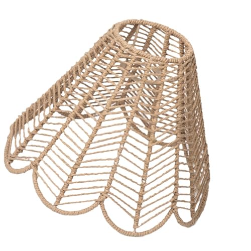 Rattan-Lampenschirme, Beleuchtung, Deckel, hohle Beleuchtung, Dekor, Deckenleuchte, Deckel, geeignet für verschiedene Innendekorationsstile, handgewebter Lampenschirm Rattan-Lampenschirme, Beleuchtung, Deckel, hohle Beleuchtung, Dekor, Deckenleuchte, Deckel, geeignet für verschiedene Innendekorationsstile, handgewebter Lampenschirm von TENYELE