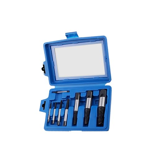 Sanitär-Reparatur-Set mit Kohlenstoffstahl-Schraubenentfernern, manuelles Sanitärwerkzeug-Set für Spundgewinde-Extraktionsrohre, Schraubenausdreher-Set von TENYELE