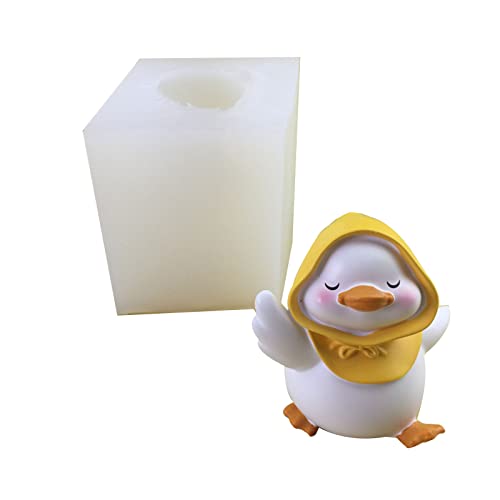 Schöne Silikonform, niedlicher Rucksack, Ente, Kunstharzguss, selbstgemachtes Hochzeitswerkzeug, duftende Formen von TENYELE