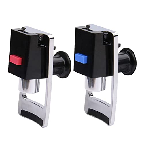 Set mit 2 Stück Push for Ro Adapter, Warm- und Kaltwasser, einfach zu bedienen und zu reinigen, Ersatz-Wasserhahn-Auslauf Set mit 2 Stück Push for Ro Adapter, Warm- und Kaltwasser, einfach zu bedienen und zu reinigen, Ersatz-Wasserhahn-Auslauf von TENYELE