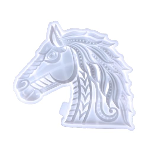 Silikonform für die Erstellung von Wanddekorationen mit Pferdemotiven, ideal für handgefertigte und künstlerische Wanddekoration, Pferdeform von TENYELE
