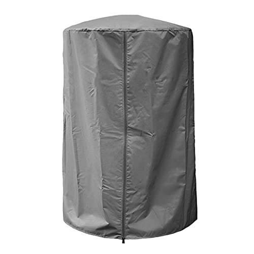 Strapazierfähige, runde Heizungsabdeckung mit Reißverschluss, Standup Terrasse (Beige/Schwarz/Grau), rund von TENYELE