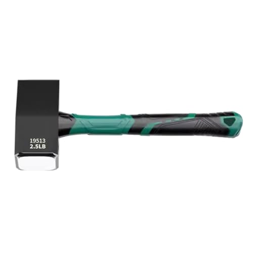 Strapazierfähiger Hammer, gerader Hammer mit stoßdämpfendem Griff, strapazierfähig, Reparatur-Handwerkzeug, stoßdämpfender Griff, 0,9 kg/1,1 kg/1,4 kg Strapazierfähiger Hammer, gerader Hammer mit stoßdämpfendem Griff, strapazierfähig, Reparatur-Handwerkzeug, stoßdämpfender Griff, 0,9 kg/1,1 kg/1,4 kg von TENYELE