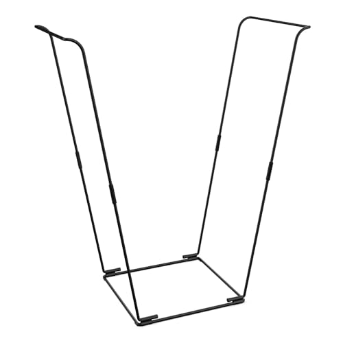 TENYELE 1. Verstellbarer Metallgartenbeutelhalter Ständer Rostfester Außenrahmen Für 30-45 Gallonen Müllsäcke & Blattkollektion Tragbarer Camping Müllbeutelhalter von TENYELE