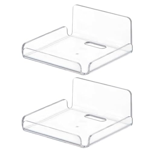 TENYELE 2 Stück Wandregal Acryl Wandregale Display Ledges für Lagerung Dekoration Kleberegal Kleberaufbewahrung Halter Acryl Display Regale TENYELE 2 Stück Wandregal Acryl Wandregale Display Ledges für Lagerung Dekoration Kleberegal Kleberaufbewahrung Halter Acryl Display Regale von TENYELE