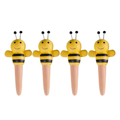 TENYELE 4pcs Selbstwässerung Spikes Terrakotta Wasserversuche Bienen Pflanzer Einsetzen Automatische Wasserbewässerungsvorrichtung Für Innenharmrostikes von TENYELE