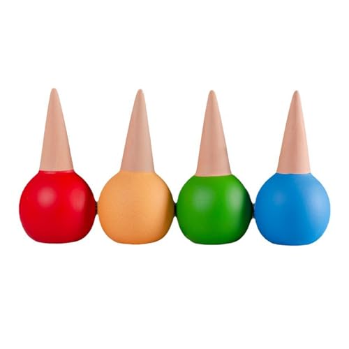 TENYELE 4pcs Selbstwässerungspikes Kleine Terrakotta Einsätze Urlaubssteigel Für Innenräume Freien Freien von TENYELE