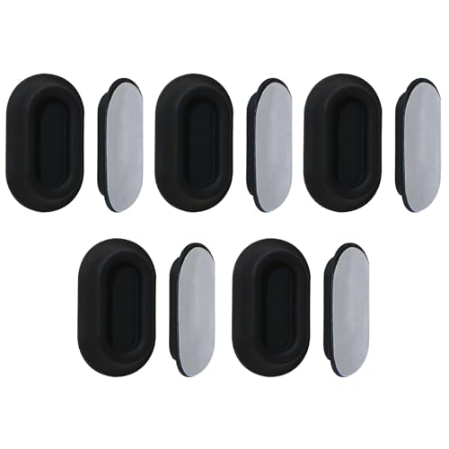 TENYELE 5 Stück Fernbedienungshalter, stark klebend, Wandhalterung, Aufbewahrungsregal, Aufkleber, Silikon, selbstklebende Haken, Ständer Organizer TENYELE 5 Stück Fernbedienungshalter, stark klebend, Wandhalterung, Aufbewahrungsregal, Aufkleber, Silikon, selbstklebende Haken, Ständer Organizer von TENYELE