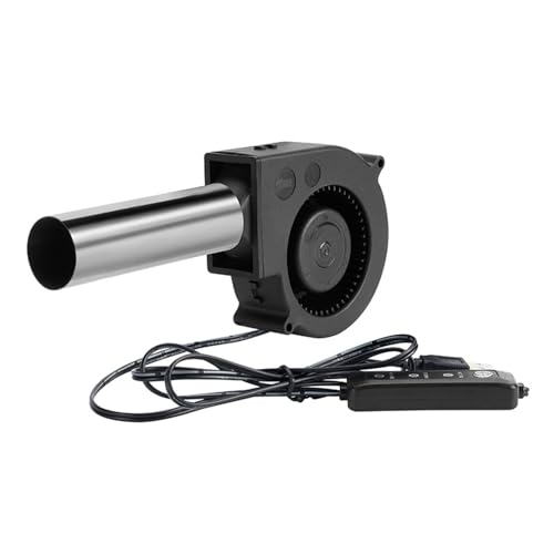 TENYELE 9733 5 V tragbares Turbo-Gebläse mit drei Geschwindigkeitsoptionen, ideal zum Kochen im Freien und Kohlezündungen von TENYELE