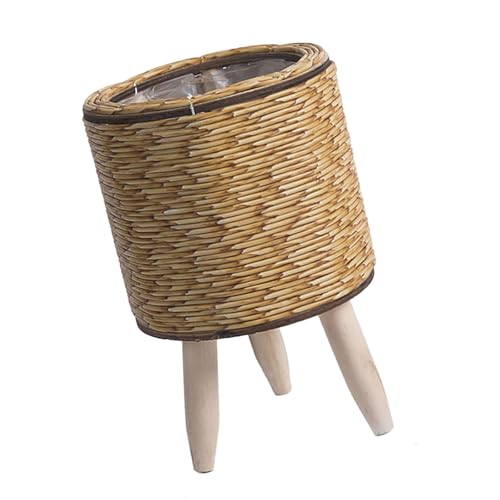 TENYELE Benutzerfreundlicher Rattan Anlagenhalter Gelber Handgefertigt Mit Belüfteter Multi Layer Struktur Für Haus Oder Büro Dekore Innenpflanzenanlagen Display TENYELE Benutzerfreundlicher Rattan Anlagenhalter Gelber Handgefertigt Mit Belüfteter Multi Layer Struktur Für Haus Oder Büro Dekore Innenpflanzenanlagen Display von TENYELE