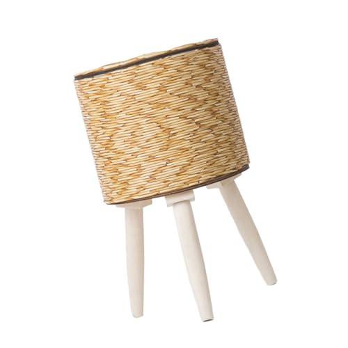 TENYELE Benutzerfreundlicher Rattan Anlagenhalter Gelber Handgefertigt Mit Belüfteter Multi Layer Struktur Für Haus Oder Büro Dekore Innenpflanzenanlagen Display TENYELE Benutzerfreundlicher Rattan Anlagenhalter Gelber Handgefertigt Mit Belüfteter Multi Layer Struktur Für Haus Oder Büro Dekore Innenpflanzenanlagen Display von TENYELE