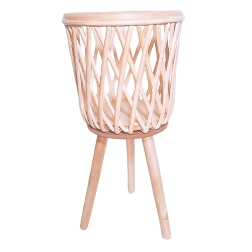 TENYELE Blumenhalter Rattan 50 cm Pflanzenregal Aufbewahrung Handgefertigt Für Wohnzimmer Balkon Home Innengartengebiet Haushalt Innen Freien Pflanzenständer Freien TENYELE Blumenhalter Rattan 50 cm Pflanzenregal Aufbewahrung Handgefertigt Für Wohnzimmer Balkon Home Innengartengebiet Haushalt Innen Freien Pflanzenständer Freien von TENYELE