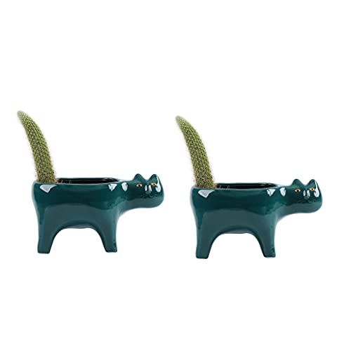 TENYELE Cartoon Für Katzenblumenpot Sukkulenten Pflanzer Mit Entwässerung Keramik Pflanze P Sukkulenten Pflanzer TENYELE Cartoon Für Katzenblumenpot Sukkulenten Pflanzer Mit Entwässerung Keramik Pflanze P Sukkulenten Pflanzer von TENYELE