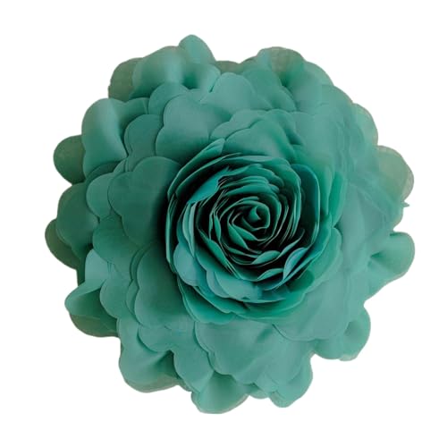 TENYELE Eleganter runder Kissenbezug mit Rosenblüte, handgefertigte Dekoration für Wohnzimmer, Sofa, Bett, Erkerfenster, Prinzessinnenkissen TENYELE Eleganter runder Kissenbezug mit Rosenblüte, handgefertigte Dekoration für Wohnzimmer, Sofa, Bett, Erkerfenster, Prinzessinnenkissen von TENYELE