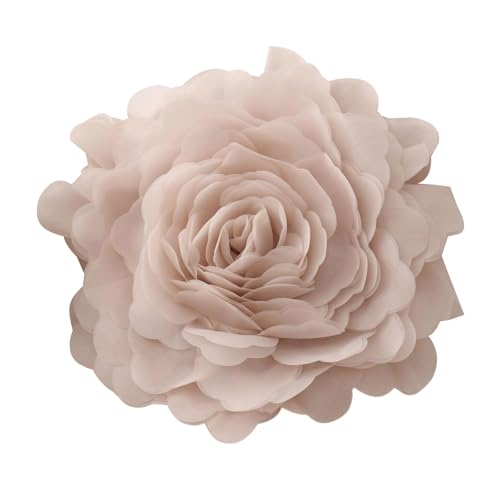 TENYELE Eleganter runder Kissenbezug mit Rosenblüte, handgefertigte Dekoration für Wohnzimmer, Sofa, Bett, Erkerfenster, Prinzessinnenkissen TENYELE Eleganter runder Kissenbezug mit Rosenblüte, handgefertigte Dekoration für Wohnzimmer, Sofa, Bett, Erkerfenster, Prinzessinnenkissen von TENYELE