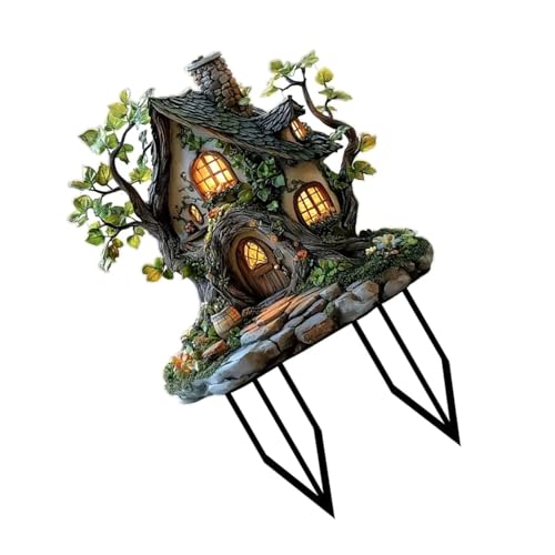 TENYELE Gartenwege, Markierung Eichhörnchen, Pfahl für Blumenbeete, Zäune, dekoratives Schild, wasserdicht, Landschaftsakzent, einfache Installation, Gartenstecker TENYELE Gartenwege, Markierung Eichhörnchen, Pfahl für Blumenbeete, Zäune, dekoratives Schild, wasserdicht, Landschaftsakzent, einfache Installation, Gartenstecker von TENYELE