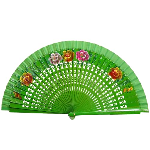 TENYELE Handbemalung, Tanzfächer, Vintage, faltbar, elegant und attraktiv für Tanz, Festival, Dekoration, Malerei TENYELE Handbemalung, Tanzfächer, Vintage, faltbar, elegant und attraktiv für Tanz, Festival, Dekoration, Malerei von TENYELE