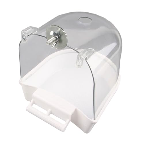 TENYELE Hangable Vogelbad Badewanne Für Sittiche Käfig Badekiste Klares Duschbad Für Kleine Mittelgroße Vogelkäfig Dekore Vogelkäfighängeversorgungen TENYELE Hangable Vogelbad Badewanne Für Sittiche Käfig Badekiste Klares Duschbad Für Kleine Mittelgroße Vogelkäfig Dekore Vogelkäfighängeversorgungen von TENYELE