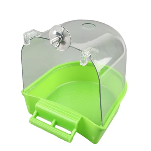 TENYELE Hangable Vogelbad Badewanne Für Sittiche Käfig Badekiste Klares Duschbad Für Kleine Mittelgroße Vogelkäfig Dekore Vogelkäfighängeversorgungen TENYELE Hangable Vogelbad Badewanne Für Sittiche Käfig Badekiste Klares Duschbad Für Kleine Mittelgroße Vogelkäfig Dekore Vogelkäfighängeversorgungen von TENYELE