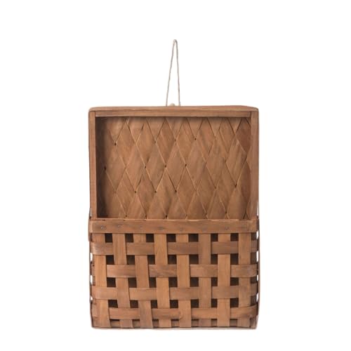 TENYELE Hanging Handgewebte Korb Dekorative Künstliche Pflanzenblumenhalter Für Innen Und Außen Und Außenfoto Requisiten Innenhölzer Hängekorb von TENYELE