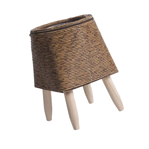 TENYELE Hell Wicker Look Pflanzenbehälter Künstlicher Rattan Gewebte Blumentöpfe Elegante Pflanzertöpfe Für Heimdekoration Benutzerfreundlicher Pflanzer TENYELE Hell Wicker Look Pflanzenbehälter Künstlicher Rattan Gewebte Blumentöpfe Elegante Pflanzertöpfe Für Heimdekoration Benutzerfreundlicher Pflanzer von TENYELE
