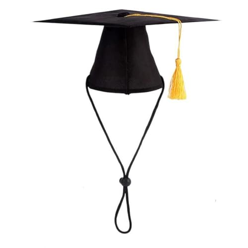 TENYELE Katzen Halloween Kostüm Graduation Dress Up Junggesellenhäuser Für Katzenhund Schöner Kopfschmuck Für Katzen Foto Foto Urlaub Kostüm Hund von TENYELE