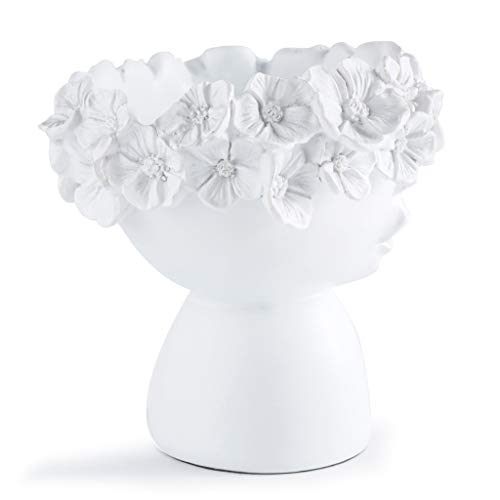 TENYELE Langlebige Und Künstlerische Kunst Porträt Blumentöpfe Für Zuhause Dekore Ornamente Klassisch Aussehende Couchtisch Behälter Hängende Blumentöpfe Outdoor Geländer von TENYELE