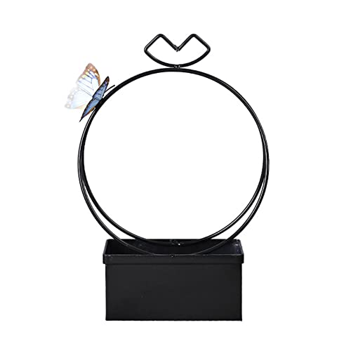 TENYELE Lebendige Hausflanz Rechteckige Eisenblume Vase Für Moderne Dekore Pflanztopf Magnetisch Schmetterling Blütenblüten Zimmerpflanze TENYELE Lebendige Hausflanz Rechteckige Eisenblume Vase Für Moderne Dekore Pflanztopf Magnetisch Schmetterling Blütenblüten Zimmerpflanze von TENYELE