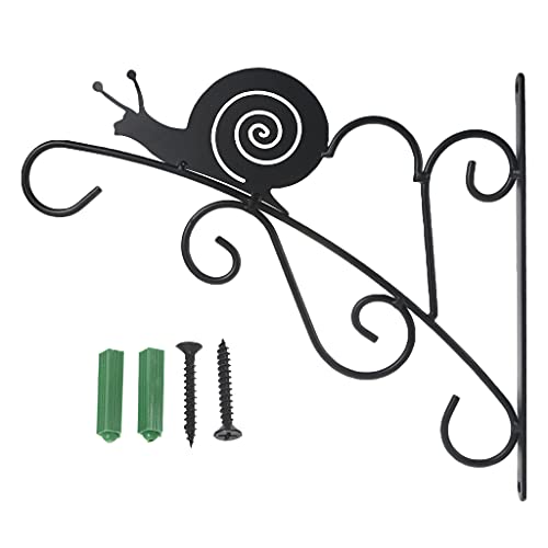 TENYELE Metall Blumen Pot Hakenhalterung Pflanzenhalter Wand Zaun Hanging Pflanzerkorb Wand Hanging Pflanzer Innen Schwarz TENYELE Metall Blumen Pot Hakenhalterung Pflanzenhalter Wand Zaun Hanging Pflanzerkorb Wand Hanging Pflanzer Innen Schwarz von TENYELE