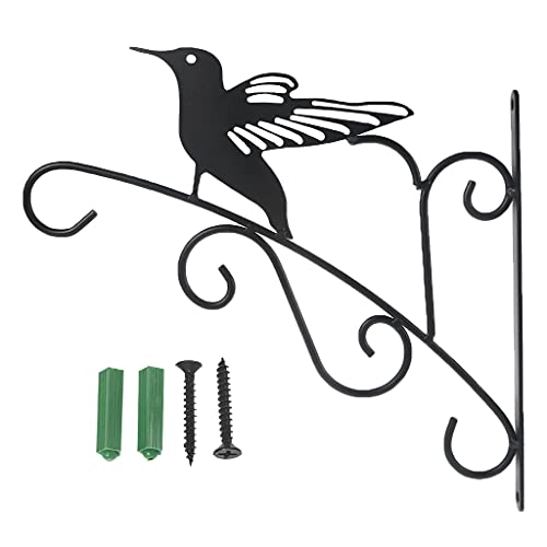 TENYELE Metall Blumen Pot Hakenhalterung Pflanzenhalter Wand Zaun Hanging Pflanzerkorb Wand Hanging Pflanzer Innen Schwarz TENYELE Metall Blumen Pot Hakenhalterung Pflanzenhalter Wand Zaun Hanging Pflanzerkorb Wand Hanging Pflanzer Innen Schwarz von TENYELE
