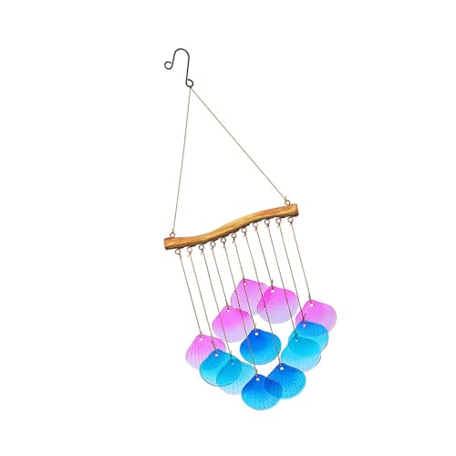 TENYELE Resistente Eisenwinde Chimes Mit Glas Künstlerischer Blattform Metallwinde Glocken Gärten Ornamente Hängen Wind Glocken Mit Klarem Geräusch TENYELE Resistente Eisenwinde Chimes Mit Glas Künstlerischer Blattform Metallwinde Glocken Gärten Ornamente Hängen Wind Glocken Mit Klarem Geräusch von TENYELE