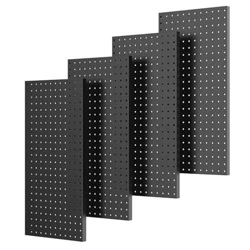 TENYELE Robuste Metall-Stecktafel, Wandpaneel für Garage, Werkstatt, Werkzeugaufbewahrung, Organizer mit vorgebohrten Löchern, rostfrei, 4 Stück TENYELE Robuste Metall-Stecktafel, Wandpaneel für Garage, Werkstatt, Werkzeugaufbewahrung, Organizer mit vorgebohrten Löchern, rostfrei, 4 Stück von TENYELE