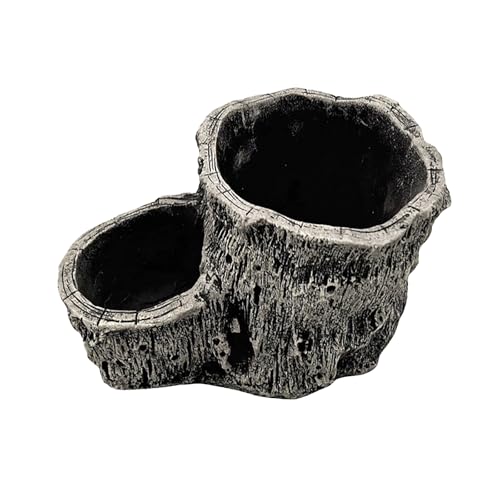 TENYELE Vintage Cement Pflanzer Mit Nachahmungsbaumwurzelstextur Für Sukkulenten Bonsais Garten Display Dekorieren In Innenräumen Freien Dekorationspflanzenhalter Freien von TENYELE