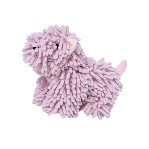 TENYELE Weiches Handtuch, Puppen, super saugfähig, zum Aufhängen, Plüsch, Schwämme, Badezimmer, Küche, Zugang, Cartoon-Hundehandtuch von TENYELE