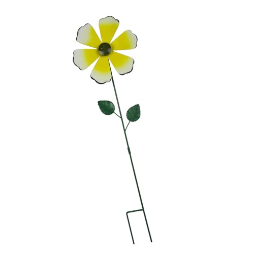 TENYELE Wetterfestes Metall Windmühlenspinner Skulptur Für Patios Rasen Garten Garten Außenbereiche Rotierende Kunstdekoration Einfacher Installieren Sie Gartenwindspinner von TENYELE
