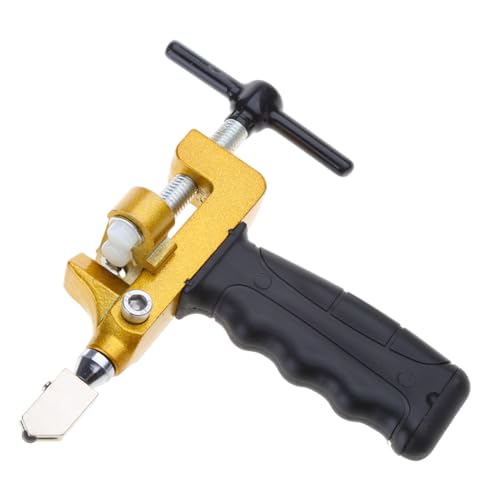 Tragbarer manueller Glas-Fliesenöffner, Handheld-Ersatzschneiderköpfe, Keramikfliesenschneider, multifunktional, für gebeizten professionellen Gebrauch, Ersatzkopf von TENYELE