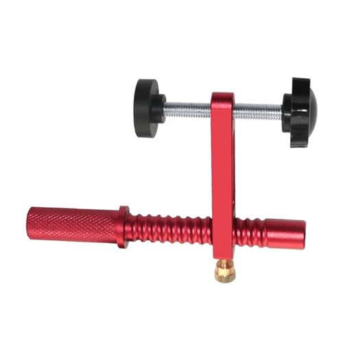 Verstellbare 19/20 mm Löcher, Holzbearbeitung, Werkbänke, Hundeklemmen, Aluminium, sicherer Halt für Tische, schnelle Sicherung, Werkbank-Zubehör von TENYELE