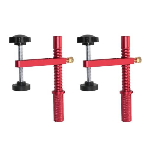 Verstellbare 19/20 mm Löcher, Holzbearbeitung, Werkbänke, Hundeklemmen, Aluminium, sicherer Halt für Tische, schnelle Sicherung, Werkbank-Zubehör Verstellbare 19/20 mm Löcher, Holzbearbeitung, Werkbänke, Hundeklemmen, Aluminium, sicherer Halt für Tische, schnelle Sicherung, Werkbank-Zubehör von TENYELE
