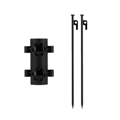Verstellbare Halterung Teleskopstange Baldachin Stangenhalter für Outdoor Camping Zelt Boden Nagel Hammer Clip Artefakt Zubehör Teleskopstange Stabiles und sicheres Design Rostfrei Einfach Zu Und von TENYELE