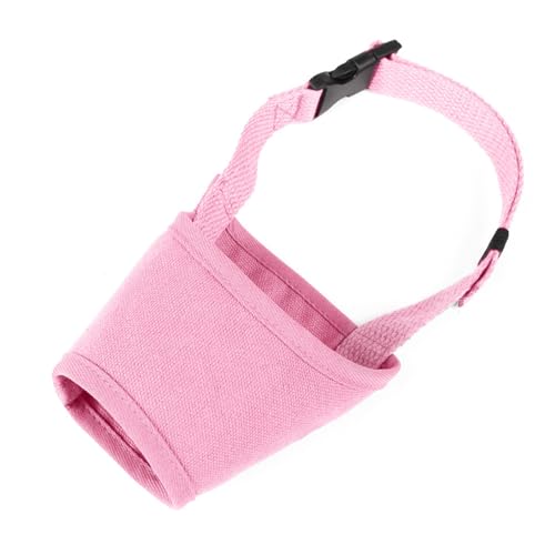 Weicher, atmungsaktiver Maulkorb zum Beißen und Bellen mit leicht verstellbarem Gurt für sicheres Gehen und Trainieren im Freien, verstellbarer Maulkorb für Hunde von TENYELE