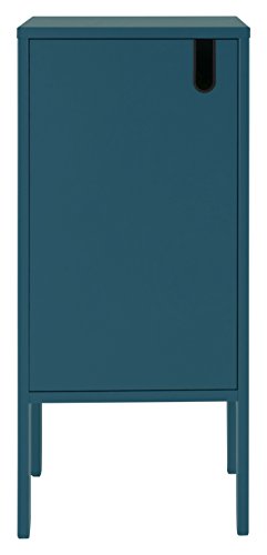 TENZO 8551-023 UNO Designer Schrank 1 Tür, MDF/Spanplatte, Petrol, 40 x 40 x 89 cm von TENZO