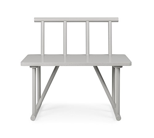 Tenzo 4030-912 Grain Designer Sitzbank Holz, grau gebeizt, 42 x 84 x 77 cm von TENZO
