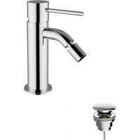 Teorema Jabil 25 Bidet-Armatur mit Ablaufgarnitur verchromt 73405110X41 von TEOREMA RUBINETTERIA