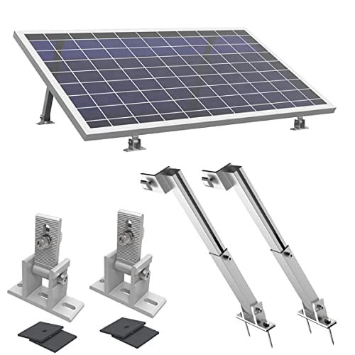 TEOV Solarmodul Halterung 0-60° Individuell Verstellbar Pv Modul Halterung, Solarmodul Halterung füR Balkonkraftwerk Flachdach Ziegeldach, Befestigung Solarmodule Halterung Balkonkraftwerk TEOV Solarmodul Halterung 0-60° Individuell Verstellbar Pv Modul Halterung, Solarmodul Halterung füR Balkonkraftwerk Flachdach Ziegeldach, Befestigung Solarmodule Halterung Balkonkraftwerk von TEOV