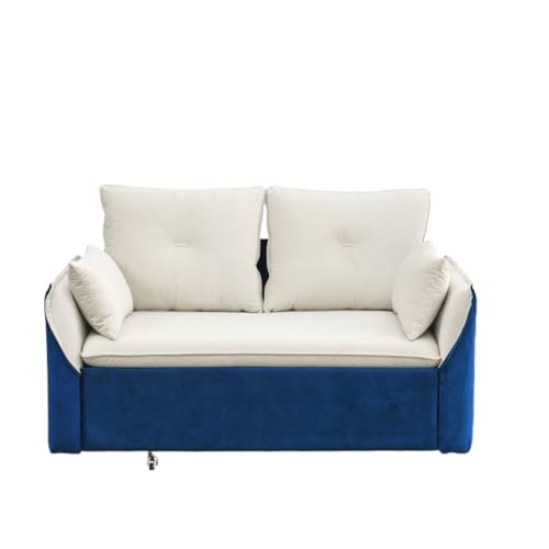 TEOYETTSF 144,8 cm großes Schlafsofa, verstellbares Sofa, ausziehbares Bett mit Bettkopf, umwandelbares Schlafsofa von TEOYETTSF