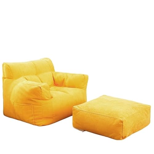 TEOYETTSF Einzelsitzsack, Tatami, gepolstert, für Balkon, Schlafzimmer, Familie, klein, flach, faules Sofa von TEOYETTSF
