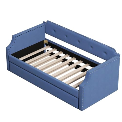 TEOYETTSF Gepolstertes Tagesbett mit Ausziehbett, Holzlattenstütze, Polsterrahmen, Schlafsofa, für Wohnzimmermöbel, TEOYETTSF Gepolstertes Tagesbett mit Ausziehbett, Holzlattenstütze, Polsterrahmen, Schlafsofa, für Wohnzimmermöbel, von TEOYETTSF