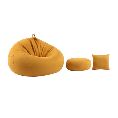 TEOYETTSF Sitzsack aus Wildleder, für Schlafzimmer, Einzelbett, kleines Wohnzimmer, Schlafzimmer, Sofa, Tatami von TEOYETTSF
